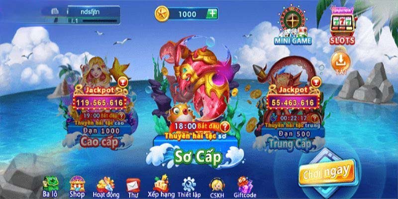 Điểm qua những phòng bắn cá theo từng level cụ thể